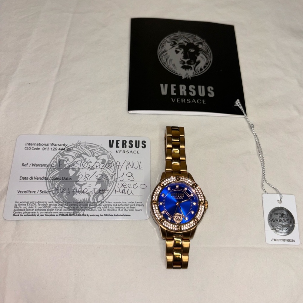 Versus Versace Rose-gold Watch